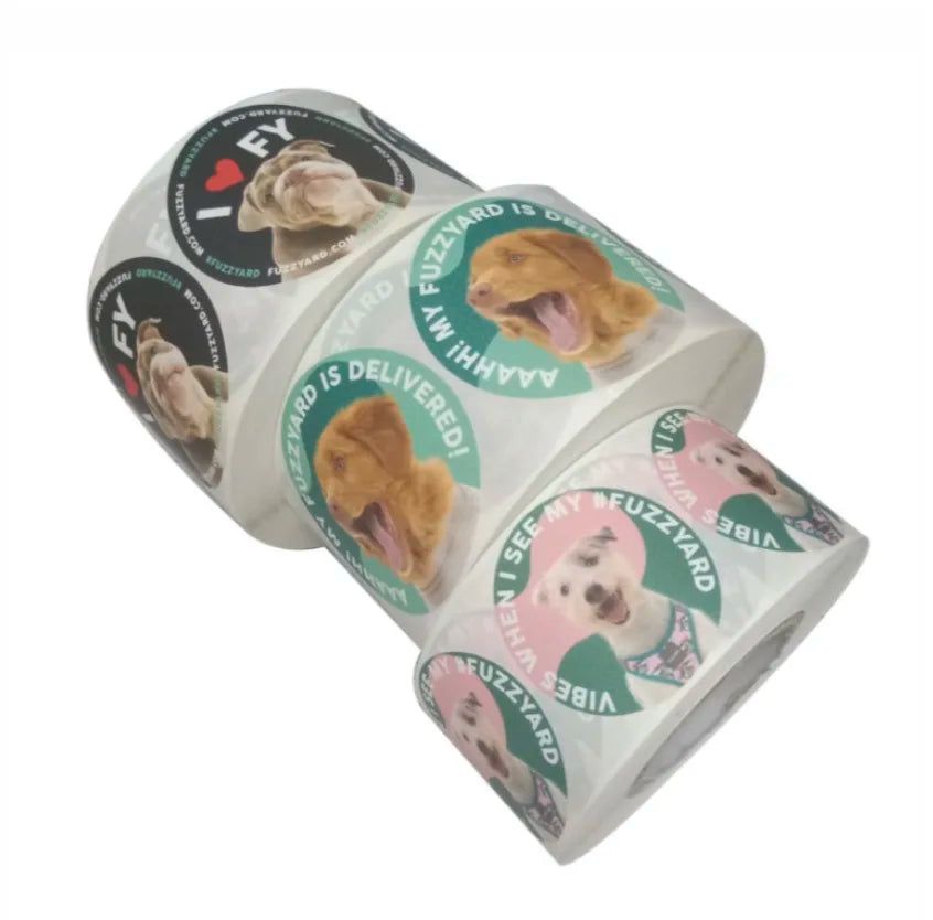 Customization Anti-counterfeit Coated Paper Adhesive Food Grade Packaging Sticker Labels for Bread Custom Logo Design Thermal