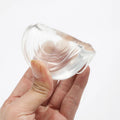 Women Shock Proof clear Silicone Gel Invisible Height Increase Cushion Insole Heel