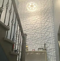 Custom Modern Interior Wall Decoration Easy Installation 3D PVC Panel/Sticker Waterproof Plastic Wallpaper