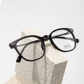 Hot Sale Fashionable Half Titanium Solid Diamond Pattern Anti Blue Light Computer OEM Eyeglass Frames Optical Reading Glasses
