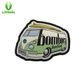 Factory No Minimum Cheap Sew on Custom Woven Patch Customize Cloth Label Badge Iron on for Clothing and Hat