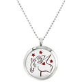 Heart Aroma Jewelry Pendant Locket Stainless Steel Essential Oil Diffuser Pendant Necklace Fit Keychain Chain Pet Collar As Gift