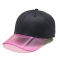 New Custom Men Summer Outdoor Splicing Element Transparent Brim Baseball Hats Caps