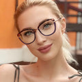 Custom Cateye Optical Frame Eyeglasses Tr90 Anti Blue Light Blocking Eye Glasses Spectacle Frame Computer Eyeglasses