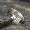 ' Do What Makes Your Soul Shine 'Retro Butterfly Letter Rings for Women Men
