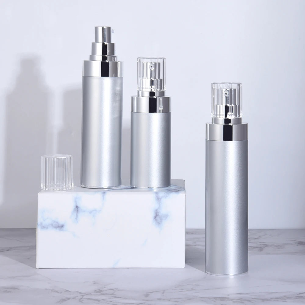 Customized 15ml 30ml 50ml Custom Color Cosmetic Airless Pump Sprayer Lotion Bottle for Skin Care Serum Face Cream Cream