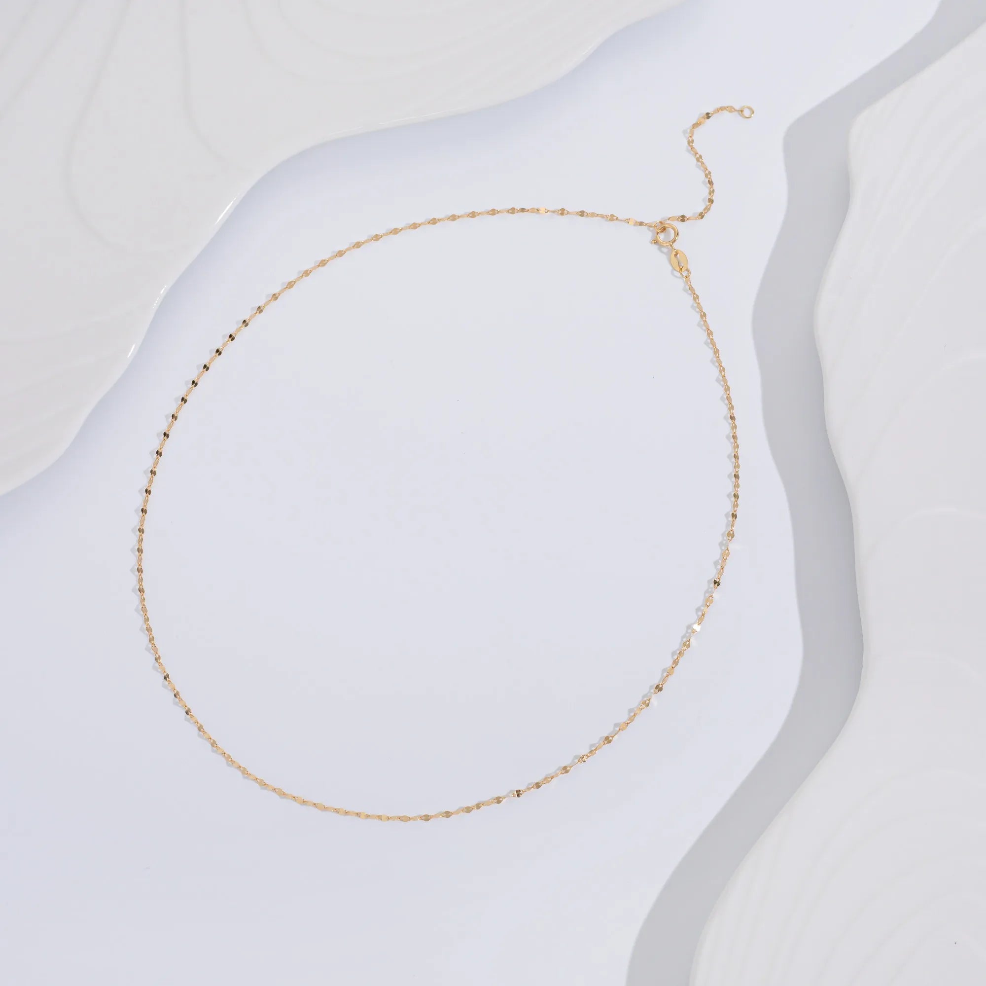 CH008 18inches/45cm Manufacturer  Tile Chain 925 Sterling Silver Gold Plated Chain 925  Necklace Silver Jewelry