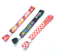 No Minimum Custom Jacquard Polyester Wristbands Personalized Fabric Wristband Manufacturer