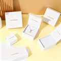 Wholesale Custom Logo Jewelry Boxes Flip-Top Magnetic Storage Packaging for Rings & Necklaces Ideal for Holiday Events Gifts