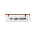 Customized Ins Minimalist Style Store with Double-sided Billboards Hanging at the Entrance