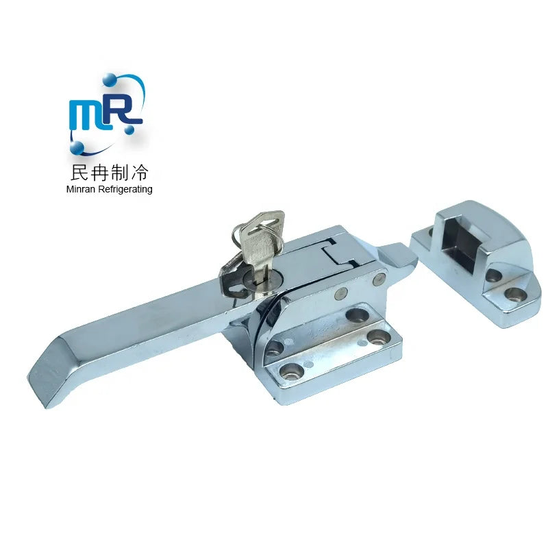 1-093 / 1-093-3K Zinc Alloy Cold Room Freezer Refrigerator Workshop Door Handle Lock with Optional Key