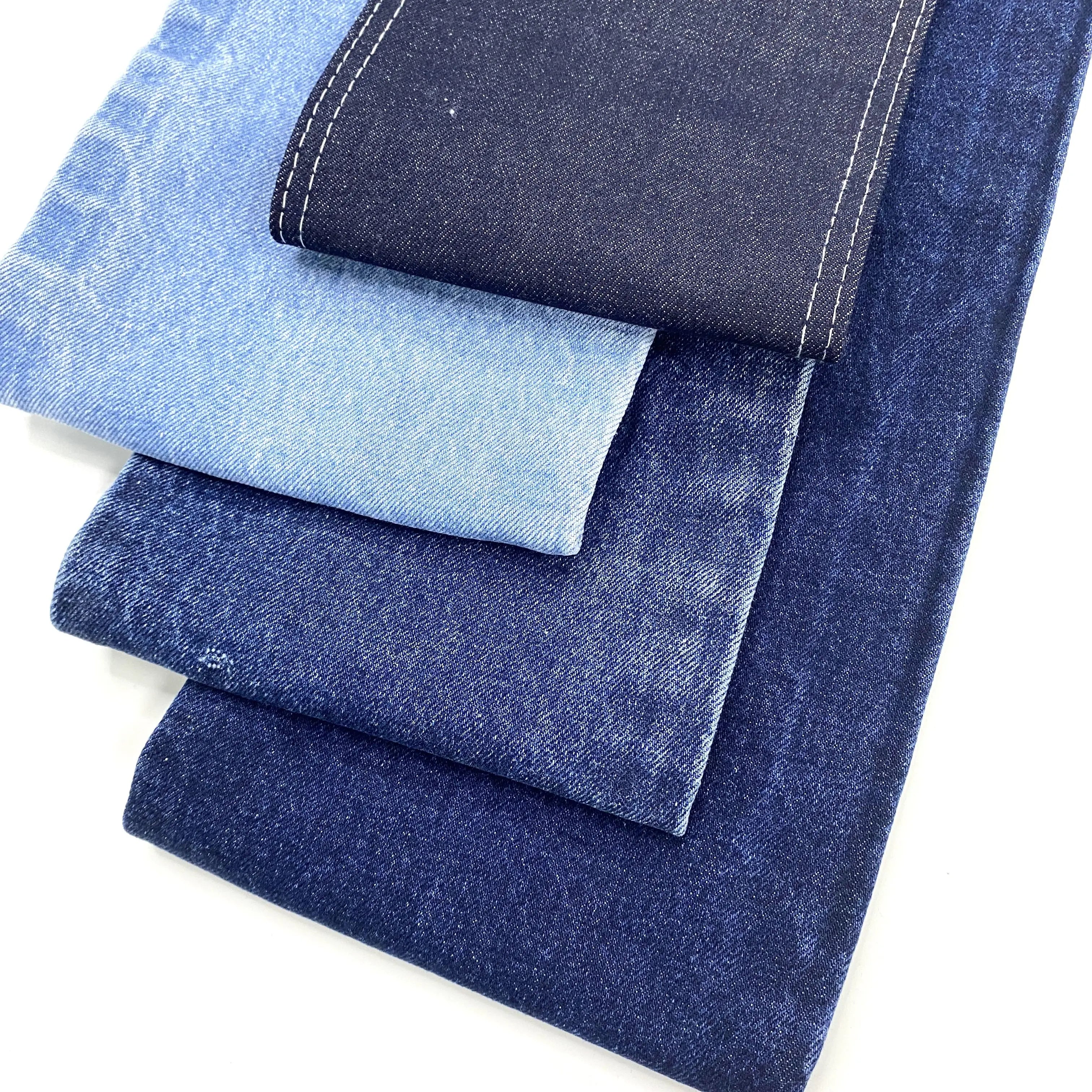 Quality Jeans 100% Cotton Fabric Prices 12OZ 7OEx7OE Skinny Women Men Jeans Fabric 100%cotton