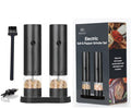 Newest Kitchen Accessories Gift Set for Men and Women Lithium Battery 2PCS Electric Pepper & Salt Grinder Set with Storage Base