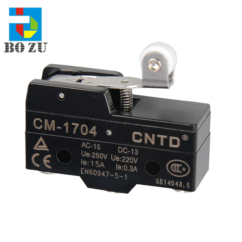 CM-1704 CNTD Safety Switch 10A 250V Miniature Horizontal Limit Switch for Large Format Printer