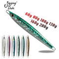 JiggingDuke 60g 80g 100g 130g 160g 200g Sea Boat Trolling Fishing Metal Jigs Slow Vertical Jigging Tuna Bass Lure