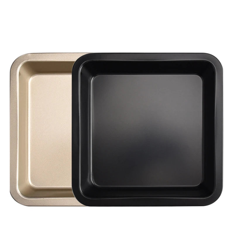 Stainless Steel Square Cake Pan Disposable DIY Baking Mold Tools Non-Stick and Sustainable New Design Cutters