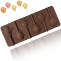 921 6 Cavity Fish Shape Cute Children Make Diy at Home Silicone Chocolate Mold at Lollipop Mold Cake Decorating Without Stick MegaBDM
