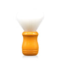 JDK 1PC Wholesale White Synthetic Hair Knot Shaving Brush Orange Color Acrylic Handle Grooming Shaving Brush
