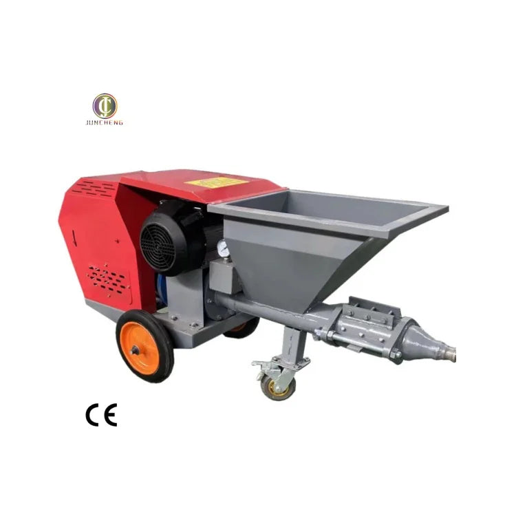 Portable New Concrete Automatic Mortar Spray Machine with Screw Pump for Cement Plastering Manufacturing Plants