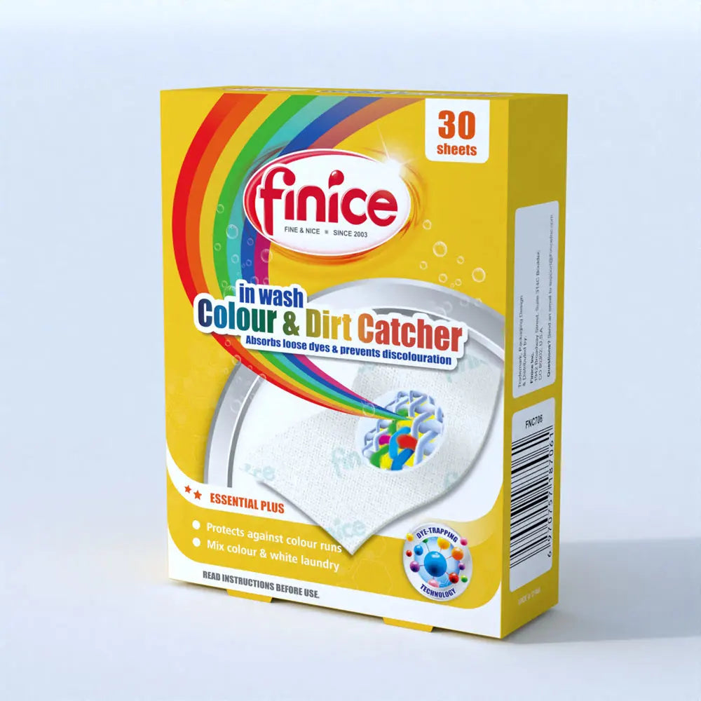 Finice ESSENTIAL PLUS SERIES Colour Catcher Color Grabber Color Absorption Hot Cleaning Products Color Grasper Sheets