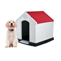 Hot Selling Factory Direct Movable Dog House Kennel Waterproof Plastic with Solid Iron Pattern Pet Houses & Furniture