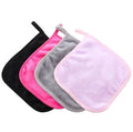 Premium Hypoallergenic Chemical Free Reusable Microfiber Makeup Remover and Facial Cleansing Cloth8x8Inches