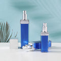 Customized Blue Bottle for Skin Care Products Acrylic Bottle for Lotion Cream Products 30ML 50ML 100ML