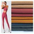 4 Way Stretch Rib 74 Polyamide 26 Elastane 270gsm Yoga Leggings Fabric for Fitness Pants Tops