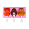 Hot Sale OEM Wholesale Food Grade DIY Carton Baking Molds Kids Silicon Ice Cream Popsicle Mould With Cover MegaBDM