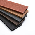 Bicolour Anti-UV Exterior WPC Wall Panel Siding for Subzero Snowing Weather