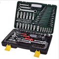 Factory Sale 150PCS 1/4"&3/8"&1/2"DR.Socket Ratchet Kit Hand Tool Kit Car Repair Household Metric System Socket Wrench Set