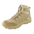 ESDY New Men's All-Terrain Tactical Boots-Waterproof Shock Resistant Mesh Leather Upper Quick Release Toe Lightweight for
