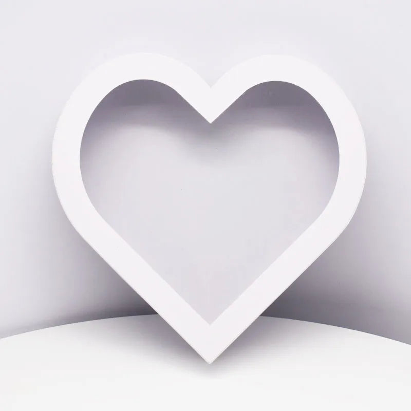 Wholesale Creative Custom Love Heart Paper Gift Packaging Box Box Shape Lid and Base with Window Embossed and Matt Laminated