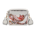 SG0287 Transparent PVC Crossbody Fanny Pack PU Leather Waist Bags with Ribbons for Women