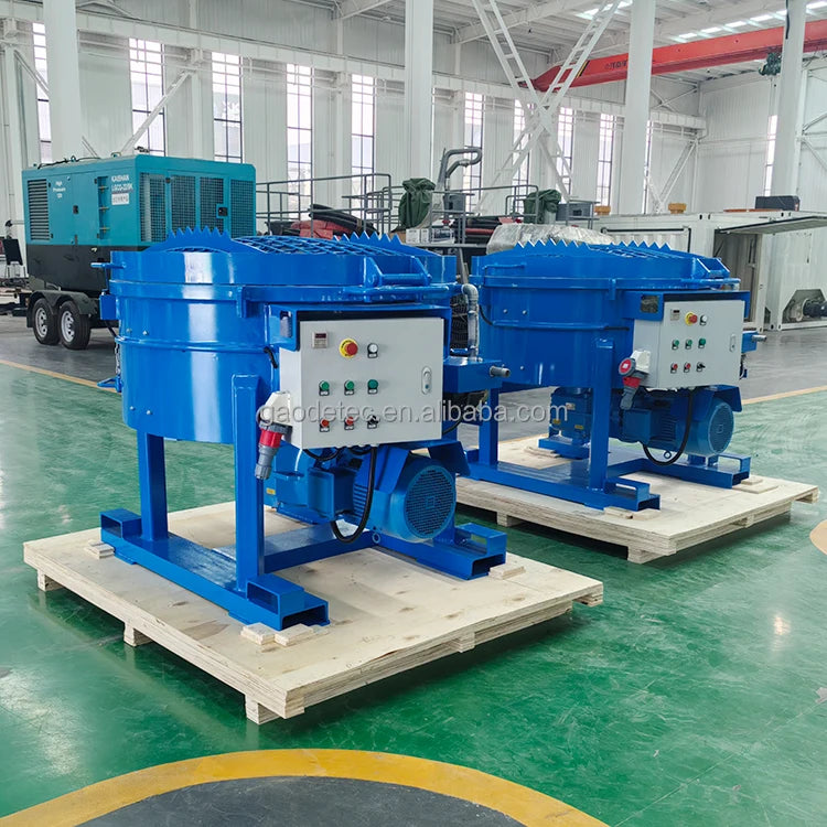 500kg Electric Refractory Pan Mixer in Coal Chemical Plant for Mixing Acid-resistant Bricks and Alkali-resistant Bricks
