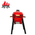 KIMSTONE 16 Inch Kamado  Grill Ceramic Charcoal Griller Camado Grill Outdoor Bbq