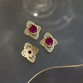 Nail Accessories High End Sparkling Jewelry Series Light Luxury Micro Zirconia Clover Zirconia Nail Wearing Decoration