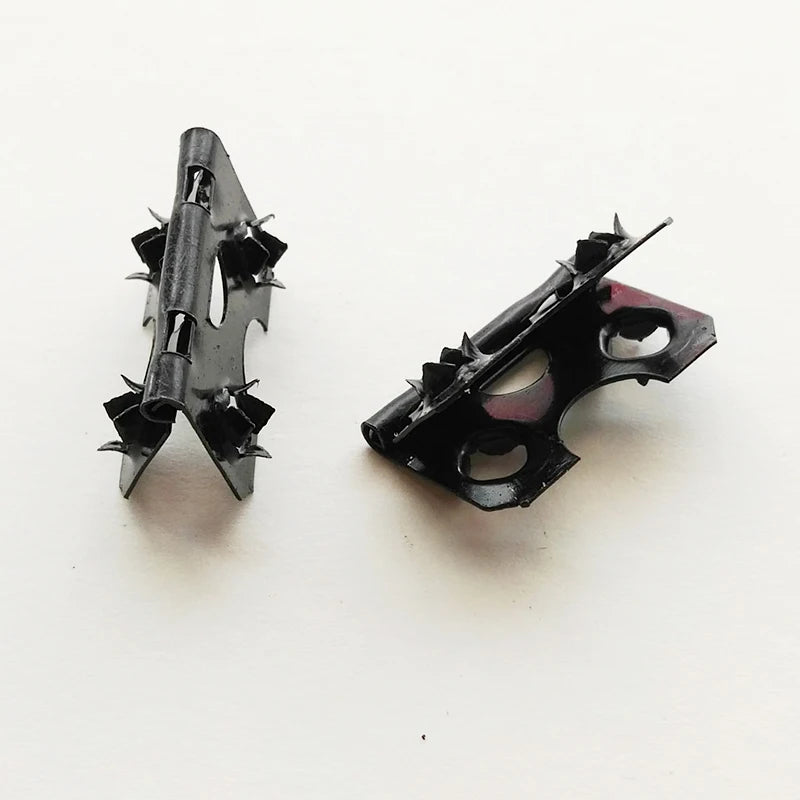 New Arrival Black Picture Frame Hooks 6234 Photo Frame Accessories Strong Tensile Strength Saw Tooth Hanger Steel Frame Hooks