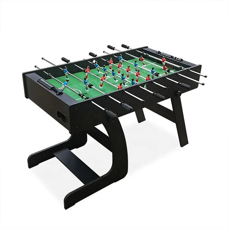 Hot Selling 4Feet Folding Leg Soccer Table Saving Storage Kids & Family  Indoor Foosball Kicker Table Games on Sale