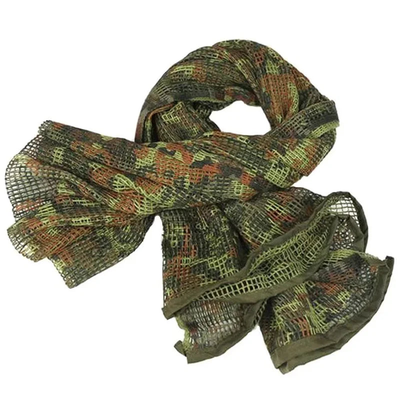 ROEWE Outdoor Activities  Soft Durable Tactical Mesh Net Camouflage Netting Camo Scarf