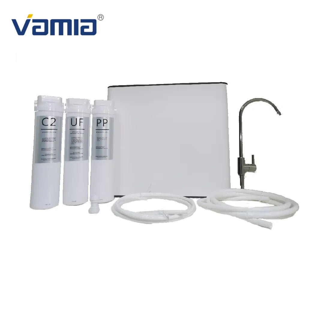 Portable Under-Sink 5-Stage Strontium-rich Mineralized Ultrafiltration Water Purification Machine 0.01m Manual 100L/h