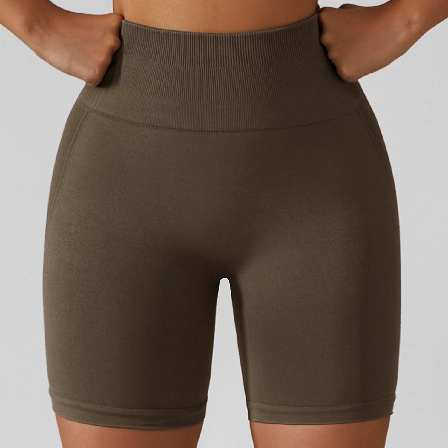 Women Custom Gym Workout Jogging Quick Dry Butt Lift High Waist Running Biker Shorts