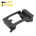 Automatic Ratchet Nylon/Leather Belt with Glossy Zinc Alloy for Buckle New Design Sliding Click System Belt Accessories