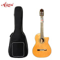 Aiersi Brand All Solid Cedar Top SC093AC Handmade Cutaway Model Guitar Nylon String Classic Guitar