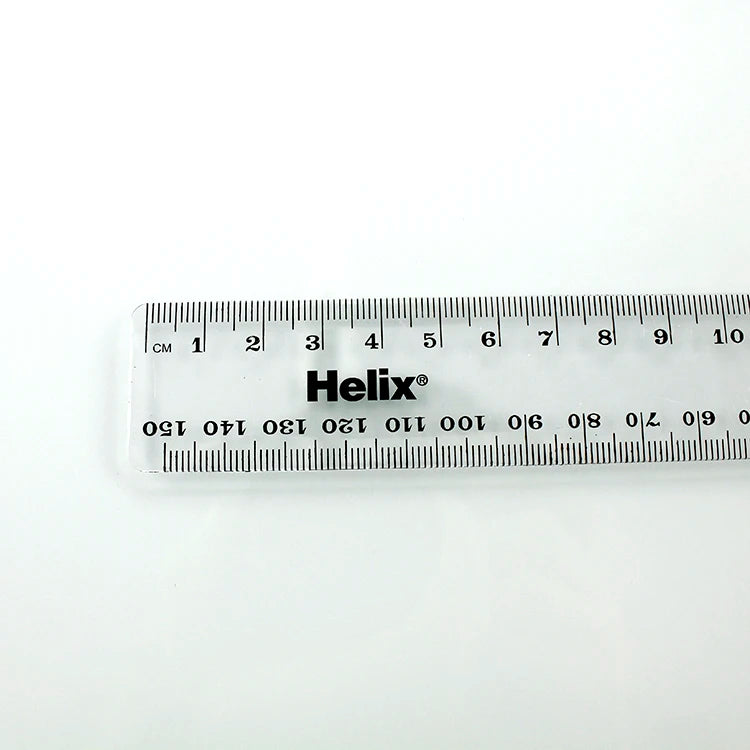 Promotion Logo Advertising Student Measurement Tools 6 Inch 15cm clear Transparent Plastic Ruler