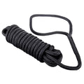 3/8 Inch X 300 Feet Durable Double Braid Nylon Anchor Line Mooring Rope with Stainless Steel Thimble and Plastic Chuck