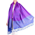 Thin plum Blossom Shawl Winter Women's Dual-use Big Paisley Pashmina Shawl Scarf
