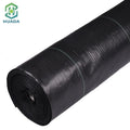 Huada WM006 Customized Size Black Polypropylene PP Woven Weed Mat for Garden Lawns & Nursery Gardening Accessories