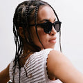 European American Retro Style Fashion Sunglasses for Women UV400 Lens Frame New Trendy Sunscreen Glasses