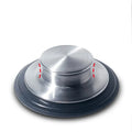 3.35 Inch Universal Kitchen Sink Stopper Garbage Disposal Drain Stopper Stainless Steel Rubber Sink Strainer Stopper